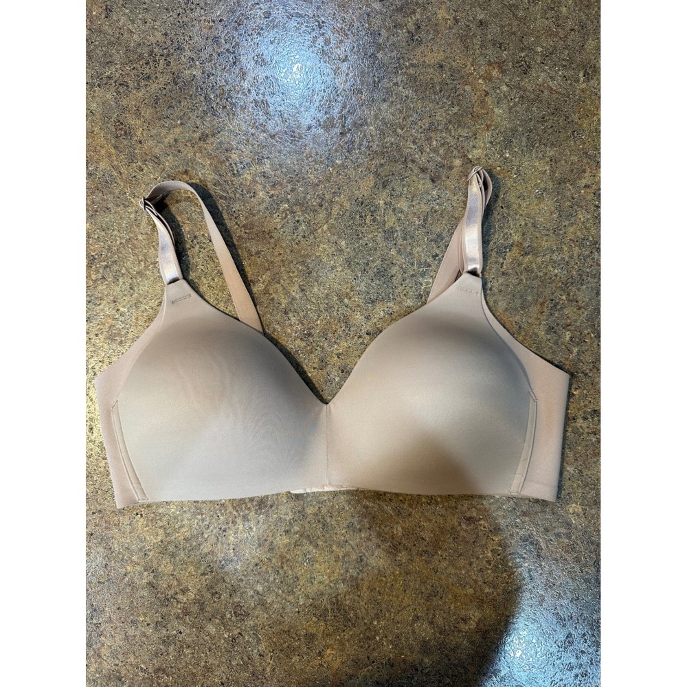 Warners All You Need Wireless Bra Tan Nude 36C RM0561T RM7561W Everyday Comfort